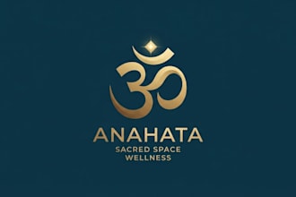 design a meaningful and spiritual om logo for your brand