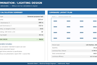 design illumination and lighting layout using dialux