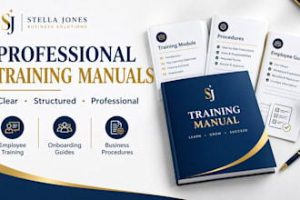 create a professional training manual for your business