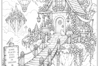 create custom line art illustrations for coloring pages and books