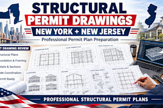 prepare new york and new jersey structural permit drawings