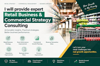 provide expert retail business and commercial strategy consulting