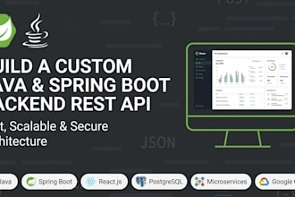 build a custom java spring boot backend, rest API