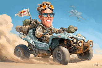draw a caricature, cartoon caricatures