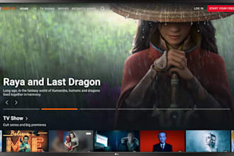 build iptv app, video streaming with middleware for smart TV samsung, android TV