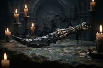 create weapon design and illustration