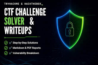 solve ctf challenges and create detailed walkthroughs