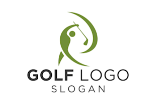 design a modern golf logo