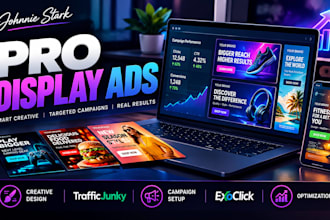 design high converting trafficjunky banners and manage campaigns