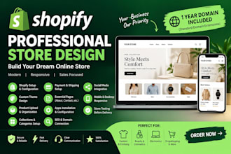 build a professional shopify store for your business