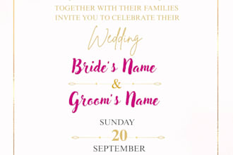 design beautiful wedding invitations in canva