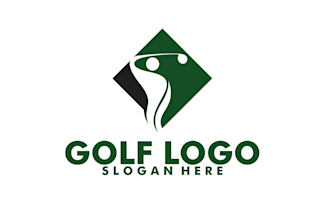do unique junior golf championship logo with t shirt design