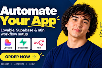 add n8n automation workflow to your lovable, base44, or bolt app and do stripe