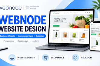webnode website design website ecommerce business store redesign webnode expert