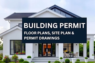 deliver texas building permit plans, floor plans, site plans and elevation
