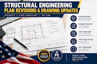 design structural engineering plan revisions and drawing updates