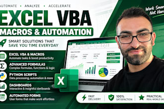 create advanced excel vba macros and automated spreadsheets