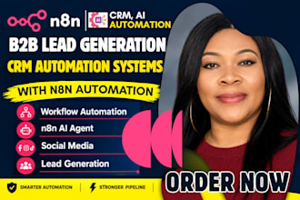 n8n b2b lead generation and CRM automation systems