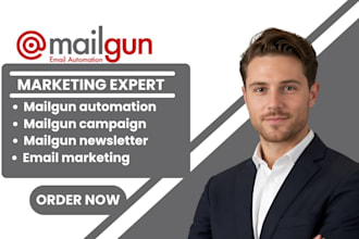build mailgun email campaigns and automated workflows newsletter