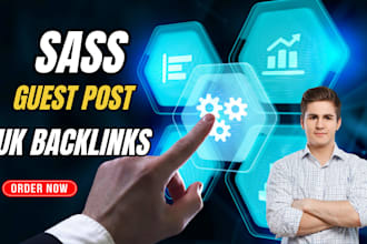 build saas backlinks via high DR saas guest post and b2b link insertion