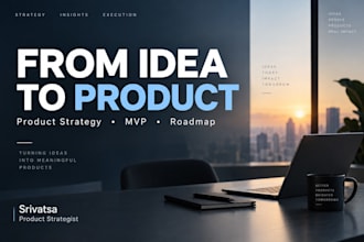 turn your startup idea into a product strategy and roadmap
