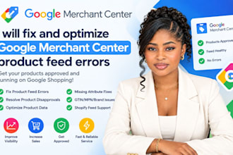 fix and optimize google merchant center product feed errors