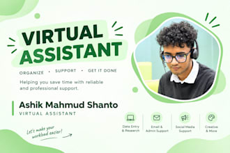 offer professional and dependable virtual assistant support