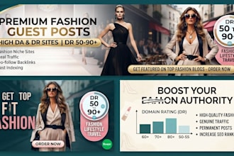 publish guest posts on high da  US fashion blogs with SEO backlinks