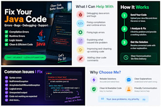 debug and fix your java code