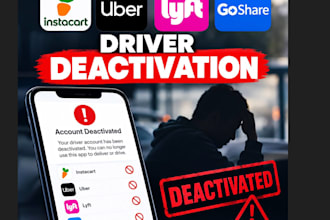 uber, amazon flex reactivation, spark reactivation and lyft