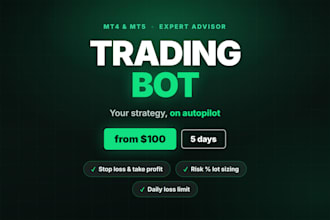 create your forex trading bot mt4 mt5