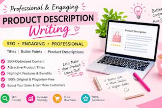 write SEO product descriptions that sell