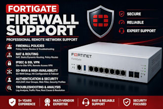 troubleshoot fortigate firewall, nat, routing and VPN issues