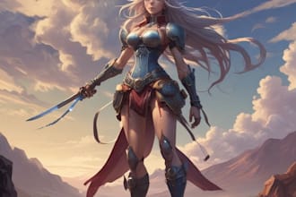 make custom anime art and character designs