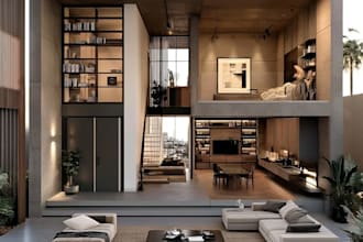 create 2d home design models and exterior renderings
