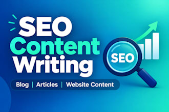 write SEO optimized blog and website content that ranks on google