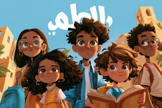 design an awesome islamic book cover, arabic book cover