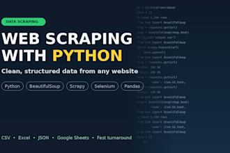 scrape any website and deliver clean, structured data