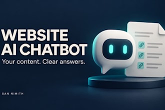 build an ai faq chatbot using your website content