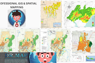 do gis mapping, spatial analysis, and custom map creation in arcgis qgis