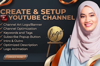 create and setup youtube channel