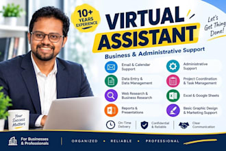 be your virtual assistant for business and admin support