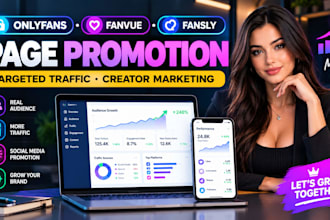 onlyfans page promotion, fanvue page, fansly page adult web promotion