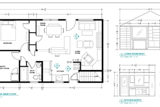 do 2d house wall arrangements, door, window placements, detailed room dimensions