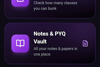build student attendance calculator and notes vault pwa app