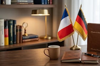 translate manually from french to german and vice versa