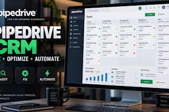 audit, fix, setup, optimize and automate your pipedrive CRM