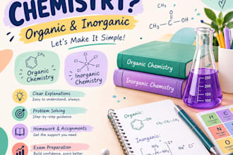 teach you organic chemistry and inorganic chemistry professionally