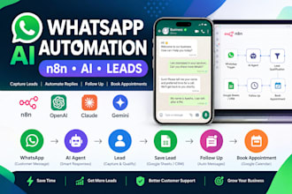 build a whatsapp automation chatbot for lead generation