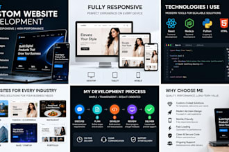 build a modern responsive react website